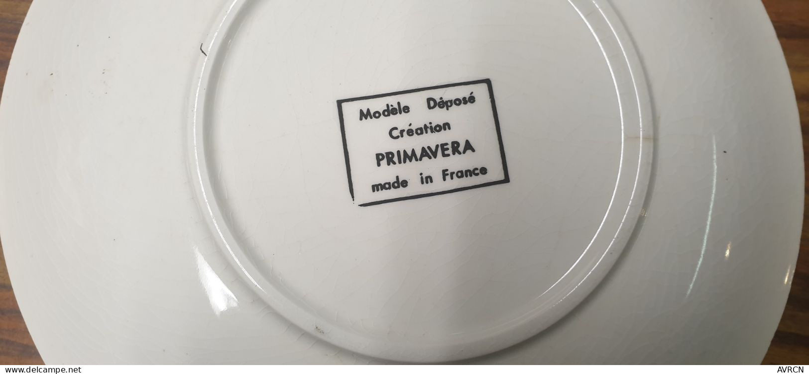 ASSIETTE DECORATIVE MENU ESPAGNE - Plates