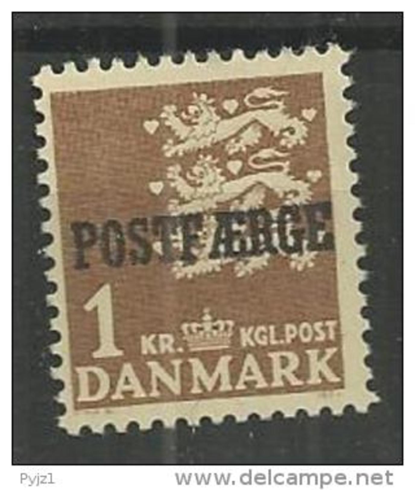 1950 MNH Danmark,  Postfäere, Postfris** - Pacchi Postali