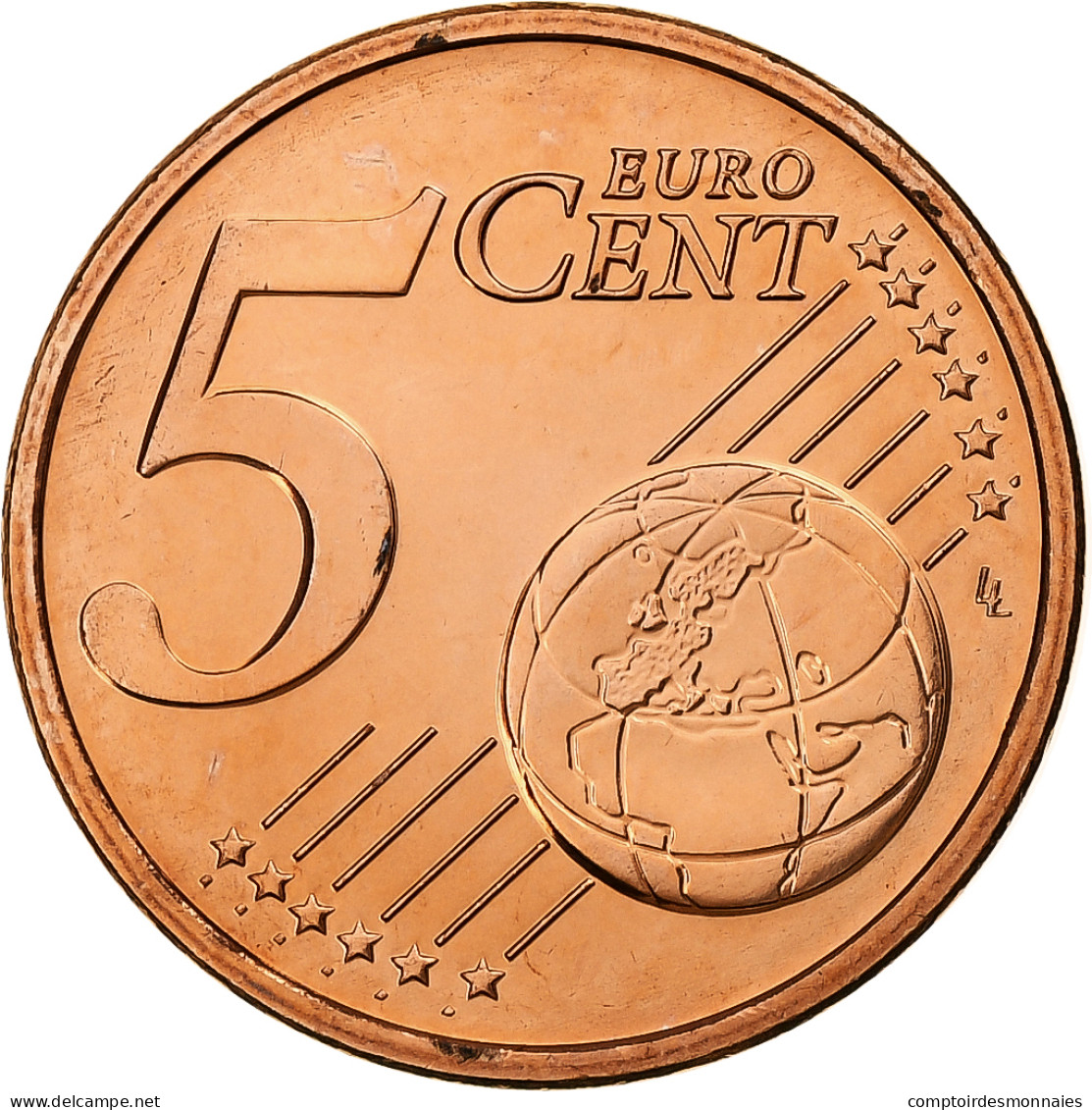 Malte, 5 Euro Cent, 2008, Paris, Cuivre Plaqué Acier, SPL, KM:127 - Malta