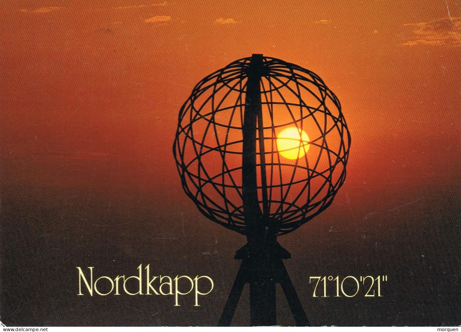 52945. Postal Aerea NORDKAPP (Norge) Noruega 1992. Tema EUROPA. Vista Nordkapp - Storia Postale