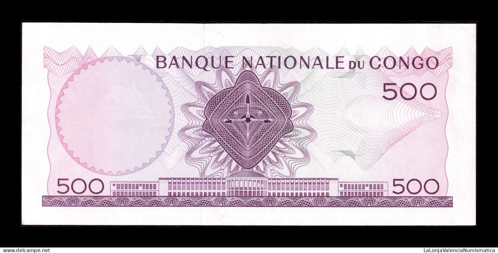 Congo 500 Francs 1964 Pick 7a Ebc Xf - Democratic Republic Of The Congo & Zaire