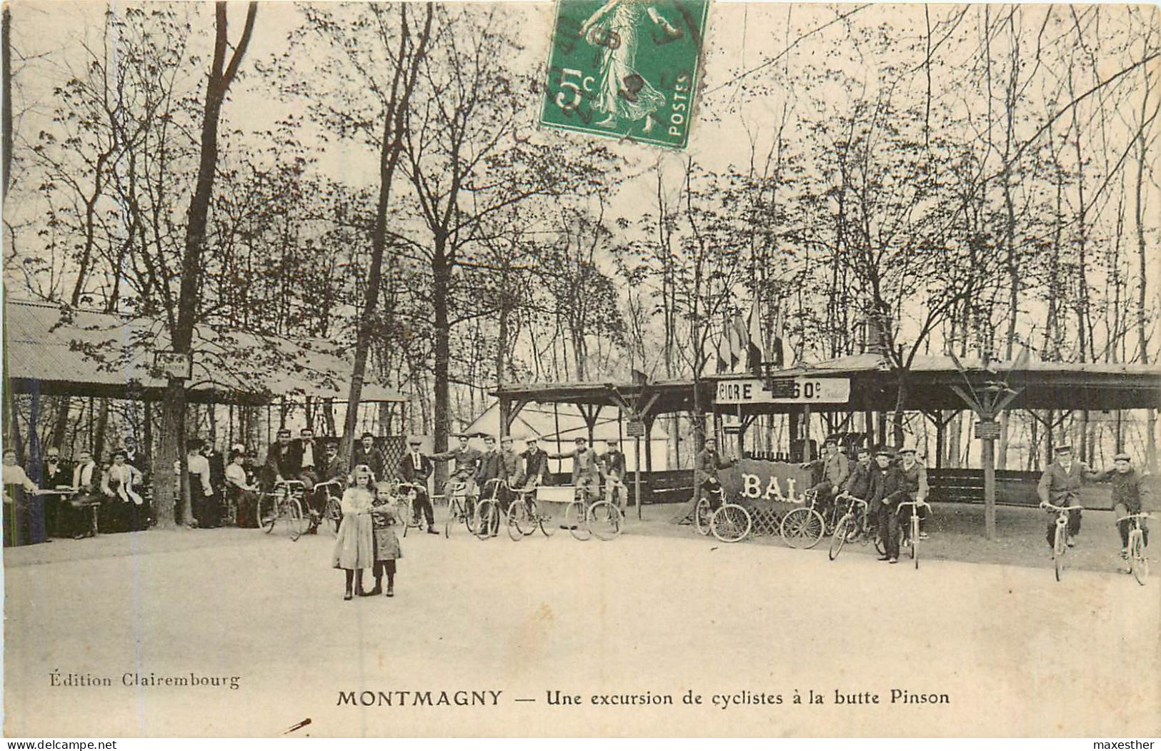MONTMAGNY Une Excursion De Cyclistes à La Butte Pinson - Montmagny