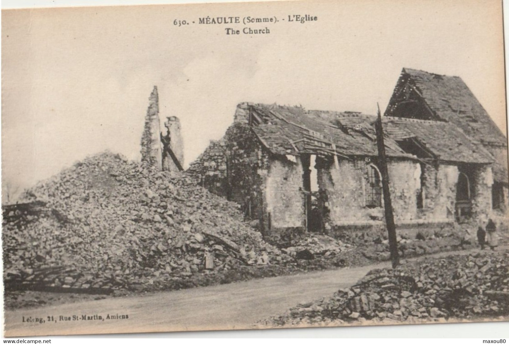 MEAULTE ( Deux Cartes, Le Moulin Et L'Eglise ) - Meaulte