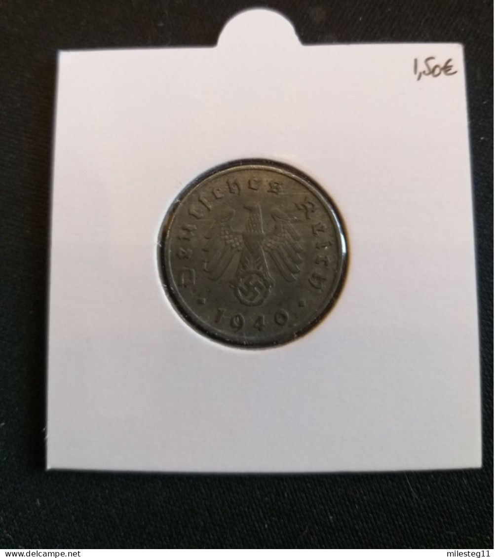 Pièce De 10 Reichspfennig De 1940J (Hambourg) - 10 Reichspfennig