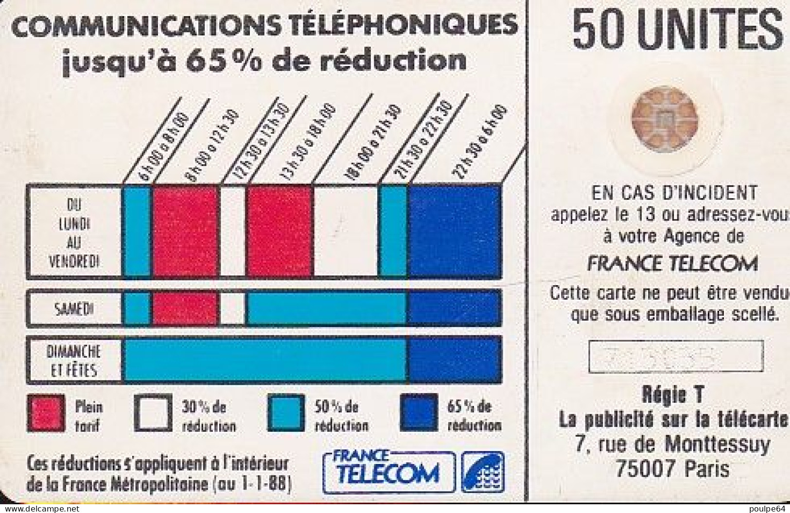 K058/610 - SC4ob  PØ7 - 50 Unités - (verso : 6 N° Encadrés) (série 70000) - Telefonschnur (Cordon)