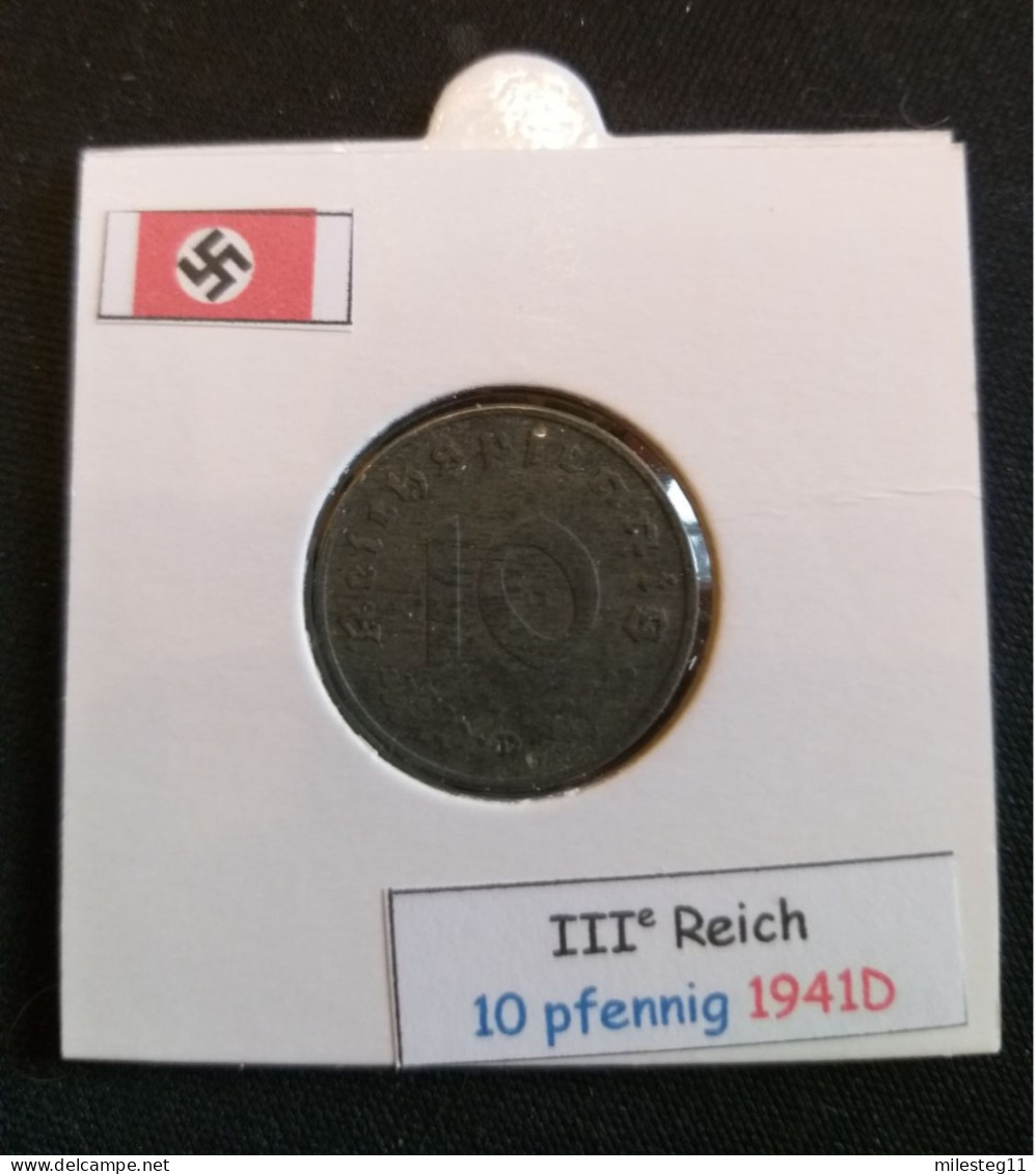 Pièce De 10 Reichspfennig De 1941D (Munich) - 10 Reichspfennig