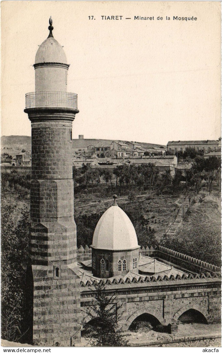 CPA AK TIARET Minaret De La Mosquee ALGERIA (1357780) - Tiaret