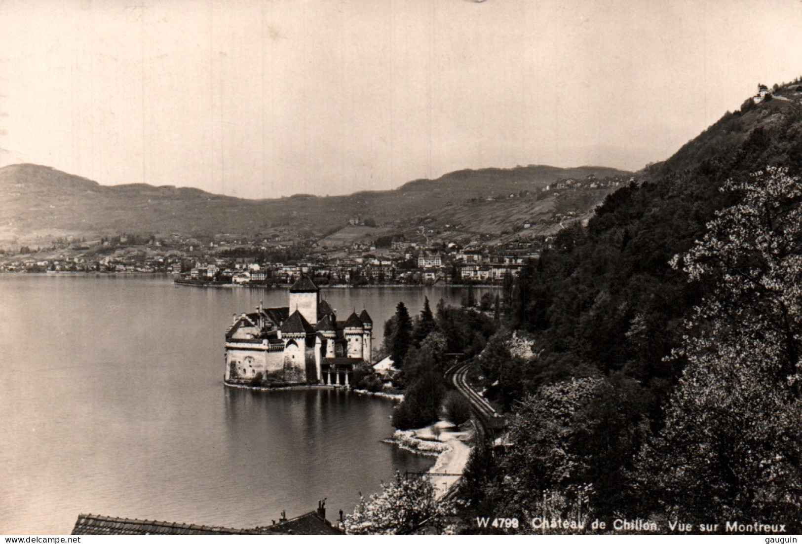 CPSM - CHÂTEAU De CHILLON Et La Dent Du Midi  … LOT 6 CP à Saisir (format 9 X14) - Veytaux