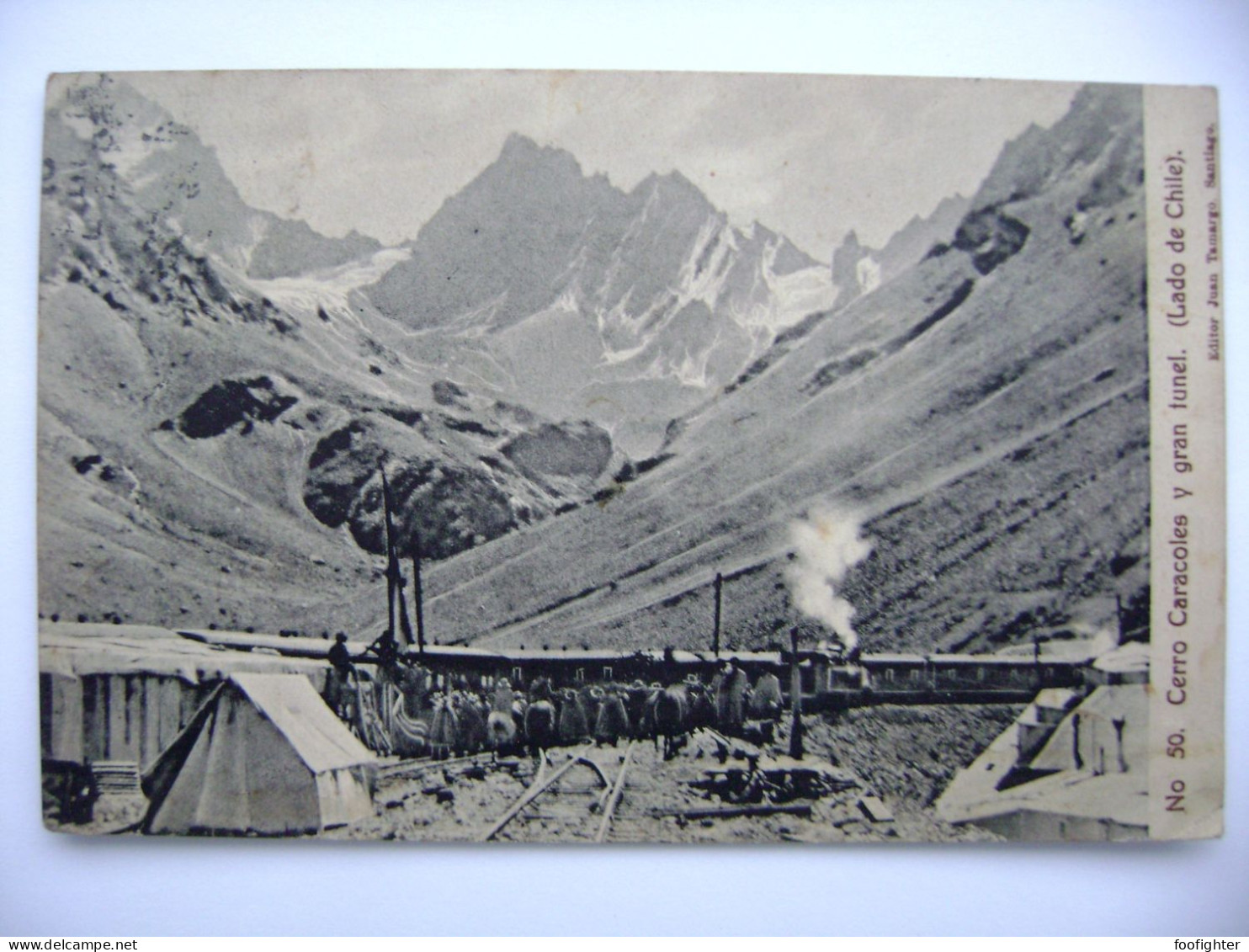 Chile - Cerro Caracoles Y Gran Tunel - Posted 1926 - Chili