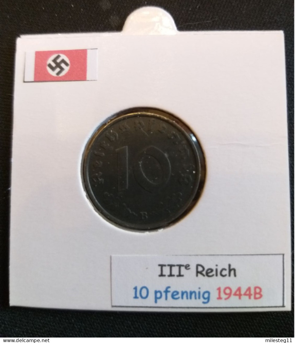 Pièce De 10 Reichspfennig De 1944B (Vienne) - 10 Reichspfennig