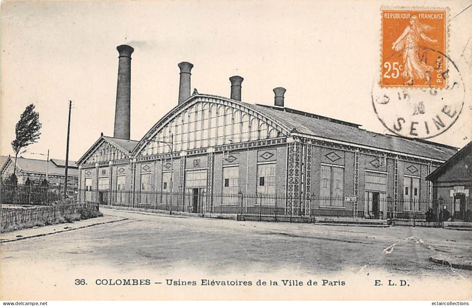 Colombes        92        Usines élévatoires De La Ville De Paris N°  36  (voir Scan) - Colombes