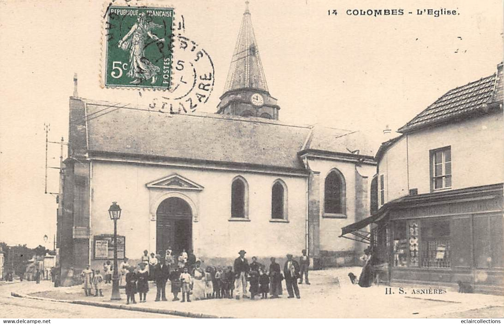 Colombes        92         Place Et Eglise      N°  14     (voir Scan) - Colombes