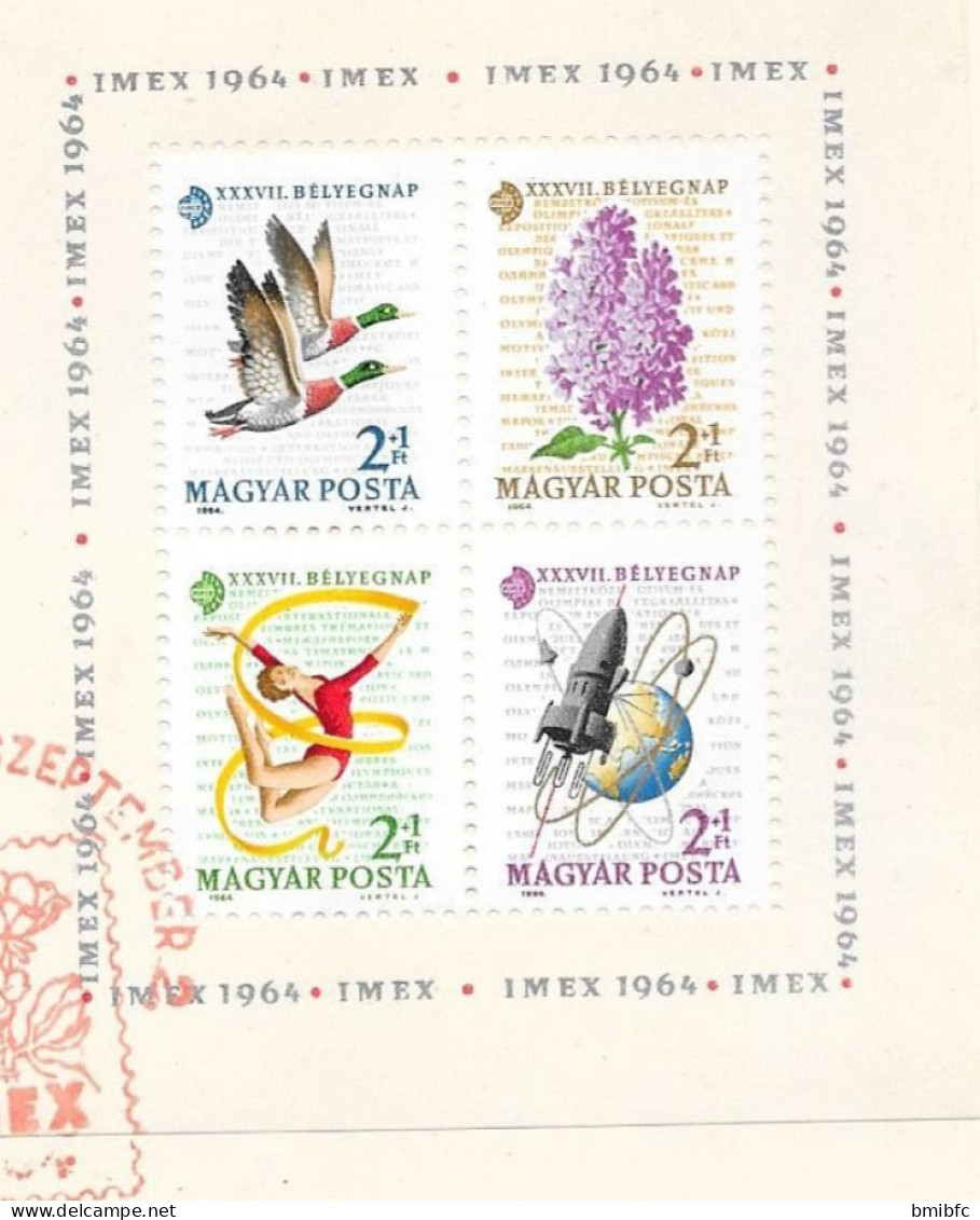 En Recommandé - Magyar Posta - BUDAPEST - IMEX 1964 - Covers & Documents