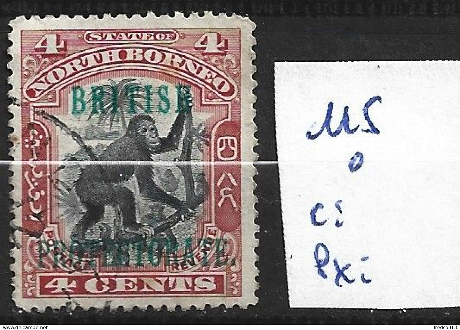 BORNEO DU NORD 115 Oblitéré Côte 3 € - North Borneo (...-1963)