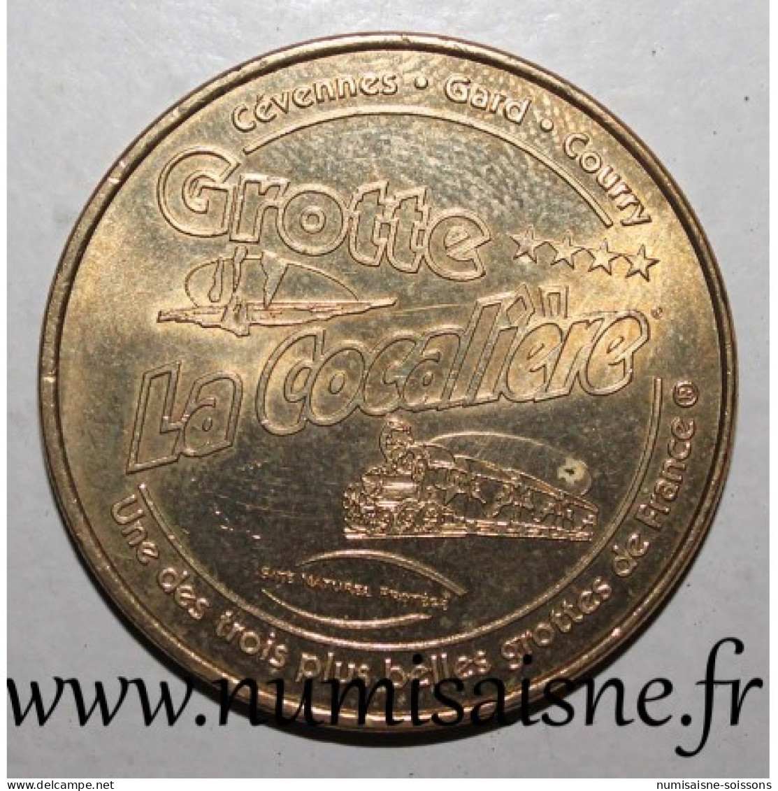 30 - COURRY - GROTTE DE LA COCALIERE - TRAIN - Monnaie De Paris - 2010 - 2010