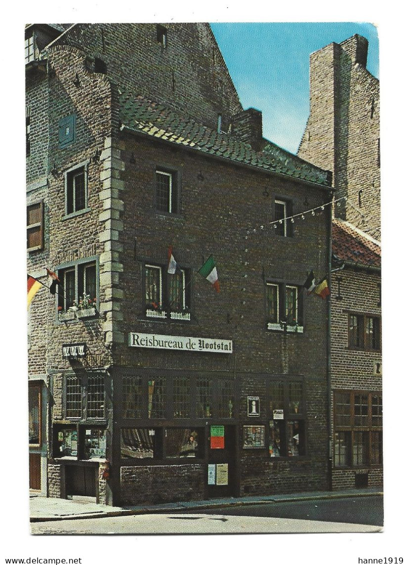 Maaseik Markt Bosstraat Reisbureau De Nootstal Foto Prentkaart Htje - Maaseik