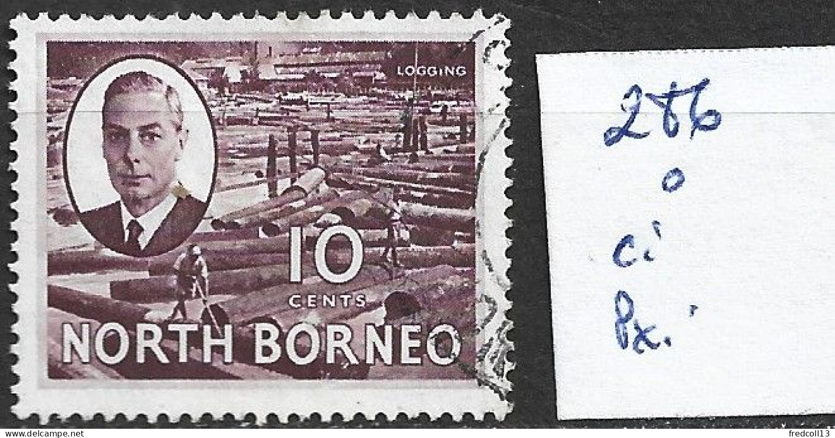 BORNEO DU NORD 286 Oblitéré Côte 1 € - North Borneo (...-1963)