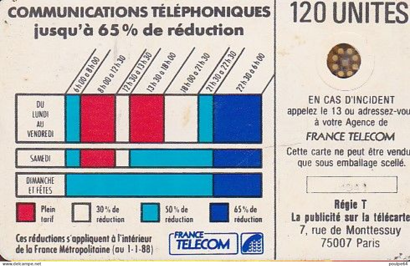 K059/515 - SC4ob  PØ7 - 120 Unités - (verso : 5 N° Emboutis Encadrés) (série 14 000) - Cordons'