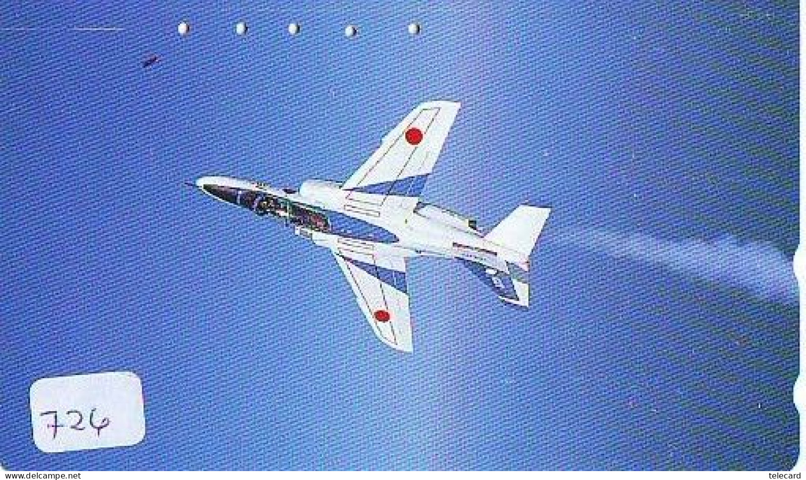 TELECARTE JAPON * MILITAIRY AVION  (726)  Flugzeuge * Airplane * Aeroplano * PHONECARD JAPAN * ARMEE * LEGER VLIEGTUIG - Armada
