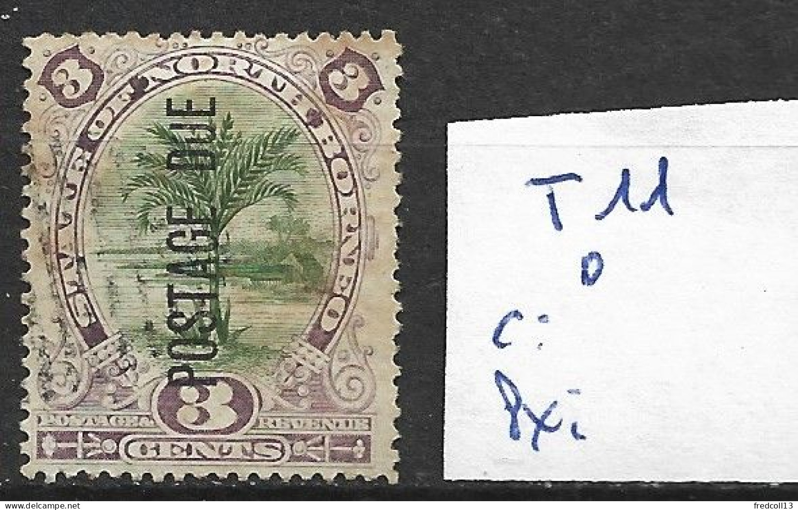 BORNEO DU NORD Taxe 11 Oblitéré ( Annulé ) Côte 1.25 € - North Borneo (...-1963)