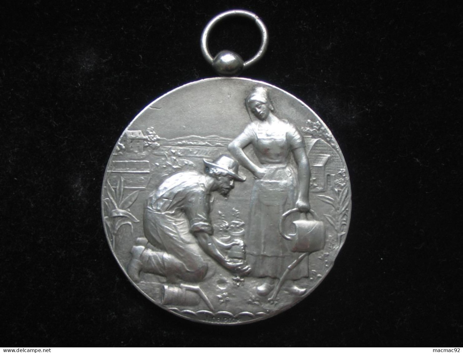 Médaille EN ARGENT -Société D'Horticulture D'ALGERIE   **** EN ACHAT IMMEDIAT **** - Professionals / Firms