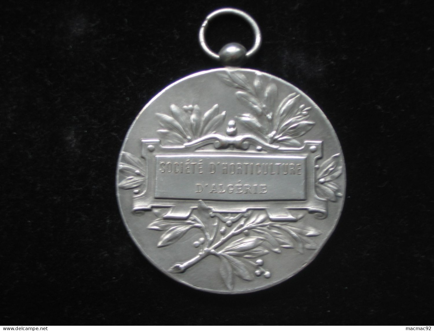 Médaille EN ARGENT -Société D'Horticulture D'ALGERIE   **** EN ACHAT IMMEDIAT **** - Firma's