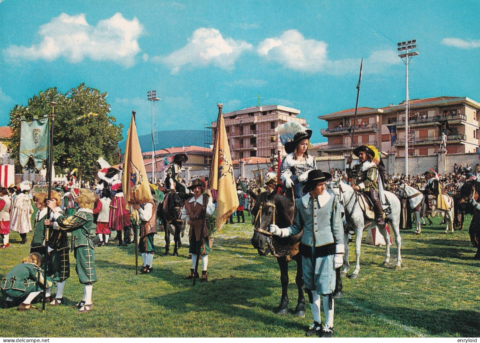 Foligno Giostra Della Quintana Personaggi Dei Vari Rioni - Foligno