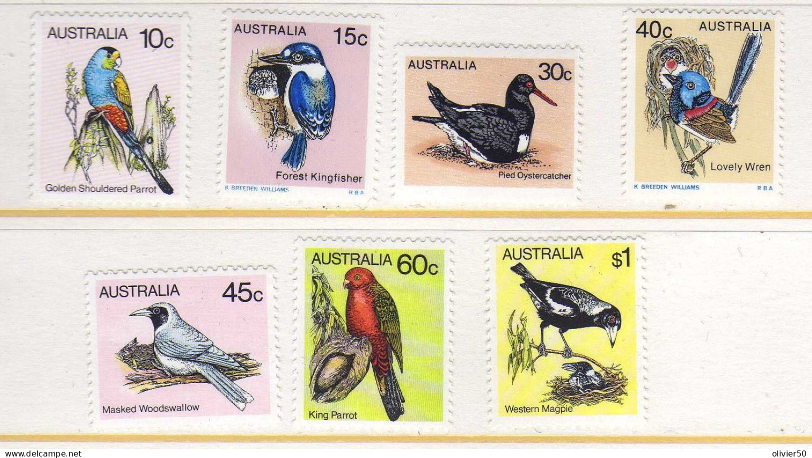 Australie - Oiseaux  Neufs** - MNH - Ungebraucht
