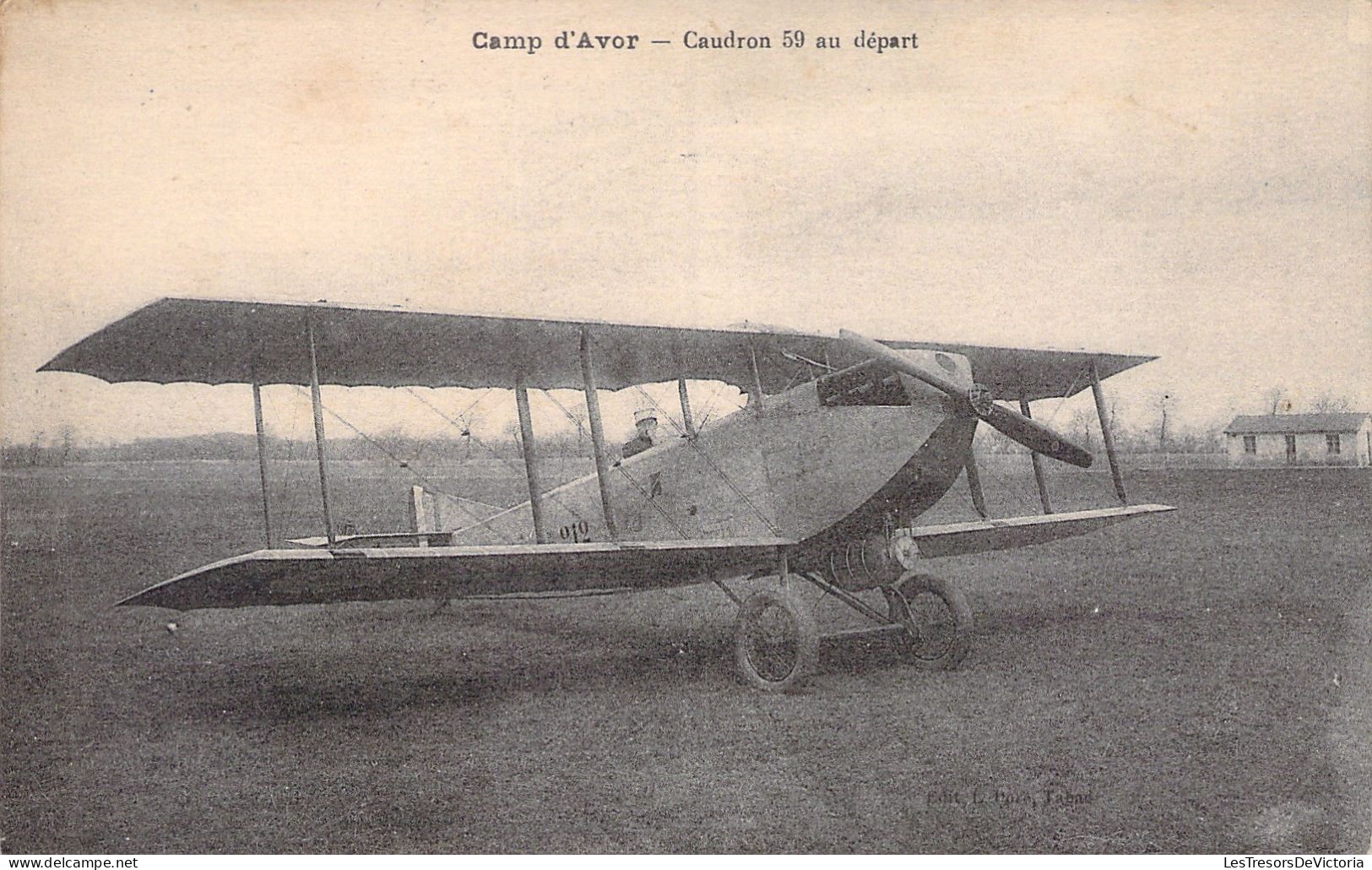 FRANCE - Avion - Camp D'avor - Caudron 59 Au Depart - Carte Postale Ancienne - Other & Unclassified