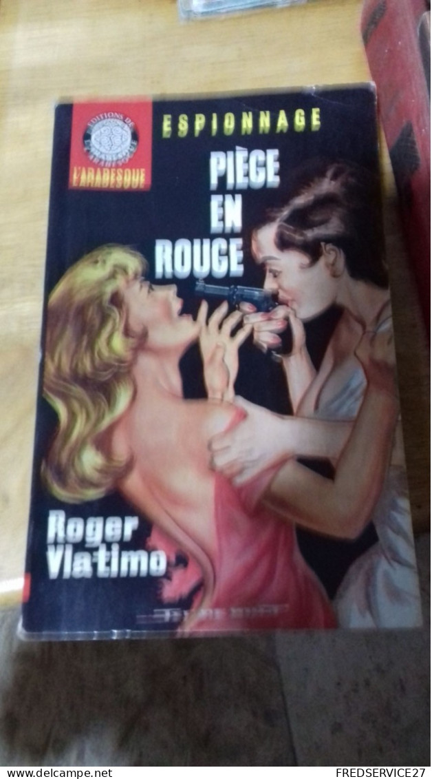 144 / PIEGE EN ROUGE PAR ROGER VLATIMO ESPIONNAGE  1965 - Ohne Zuordnung