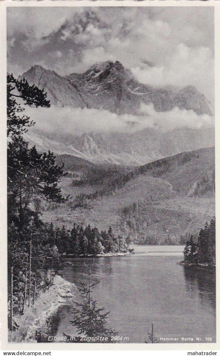 Germany - Eibsee With Zugspitze - Zugspitze