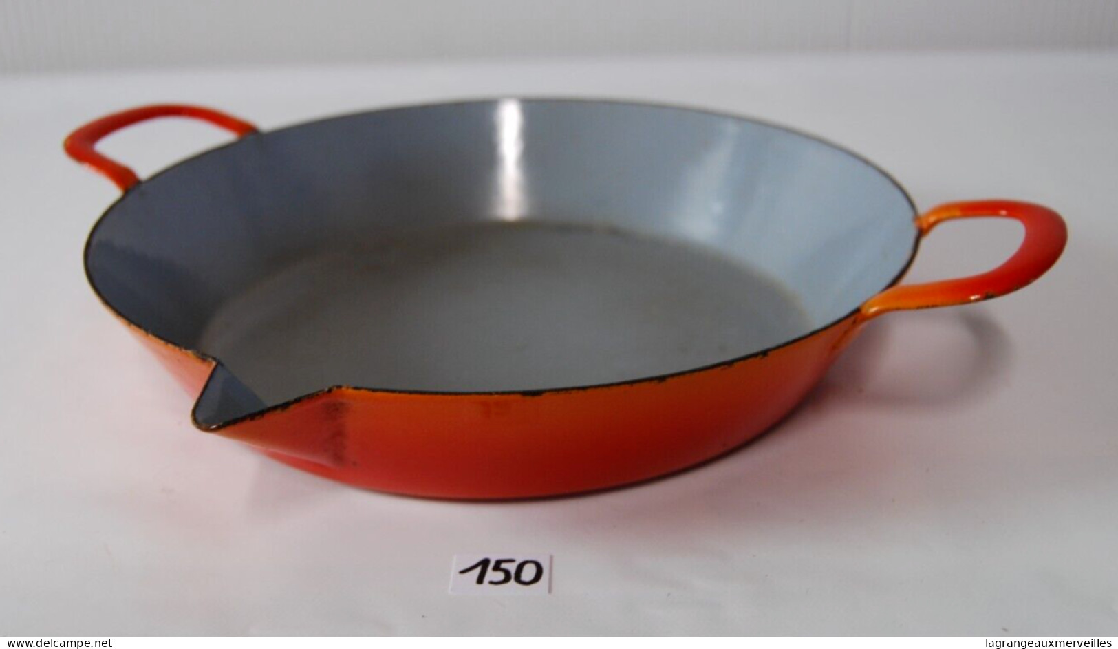 C150 Ecuelle De Cuisine - Orange - Diam 24 Cm - Bon état - Cazuelas