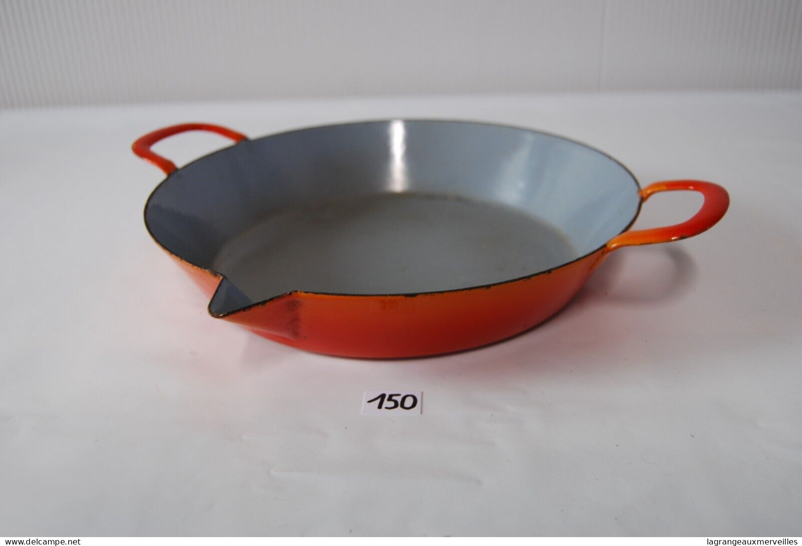 C150 Ecuelle De Cuisine - Orange - Diam 24 Cm - Bon état - Cazuelas