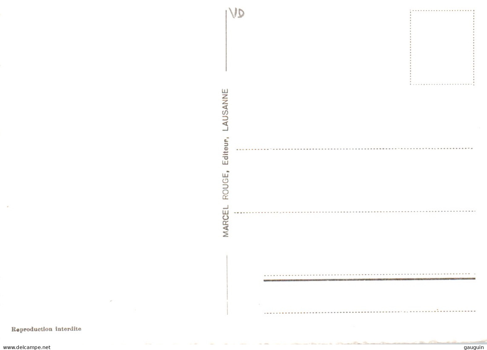 CPSM - CHÂTEAU D'OEX - Vue Panoramique  … Edition M.Rouge - Château-d'Œx