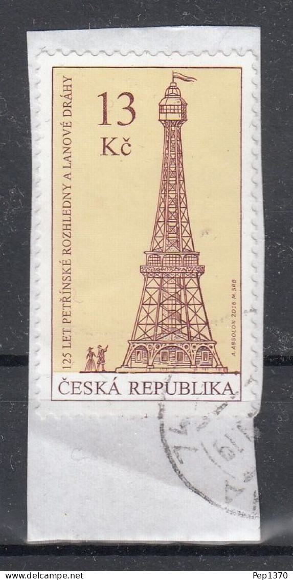 REPUBLICA CHECA 2016 - CHEQUIA - TORRE PETRIN - FUNICULAR - A FACIAL - Used Stamps