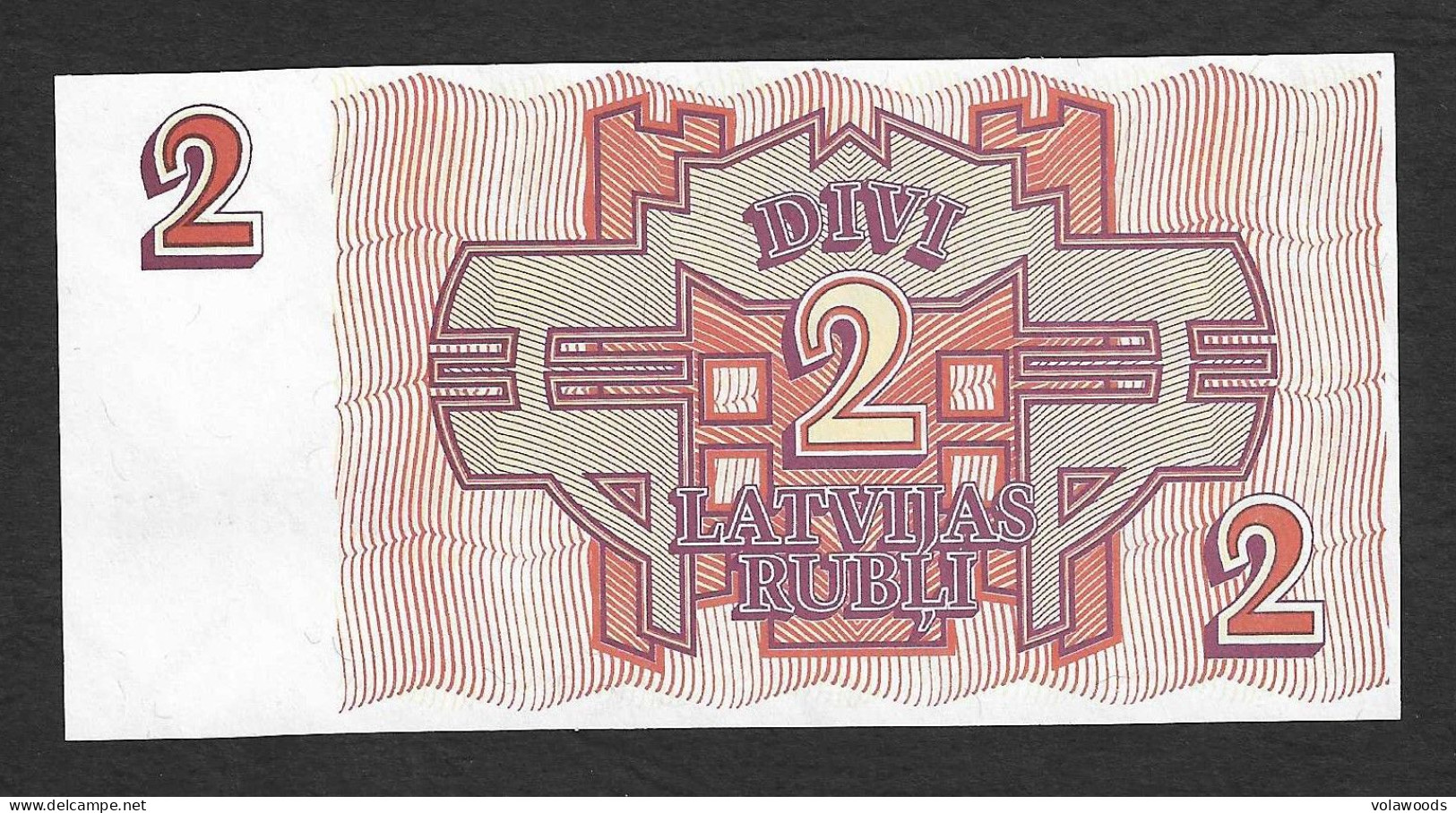 Lettonia - Banconota Non Circolata FdS UNC Da 2 Rubli P-36a - 1992 #19 - Letland