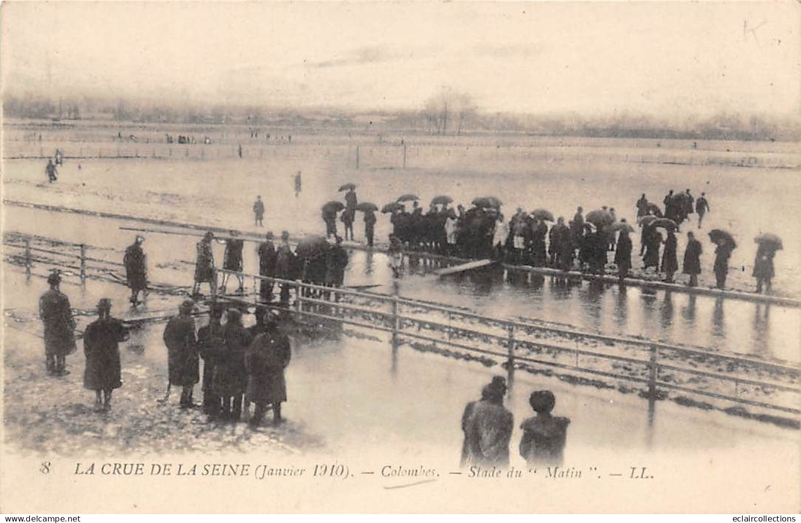 Colombes        92         Inondation 1910.    Le Stade Du Matin   N° 8    (voir Scan) - Colombes