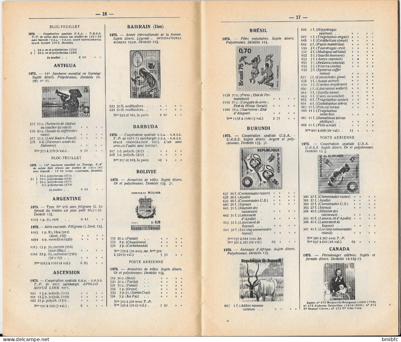 BULLETIN MENSUEL Théodore CHAMPION N° 859   - 1er Octobre 1975  (37 Pages) - Francia