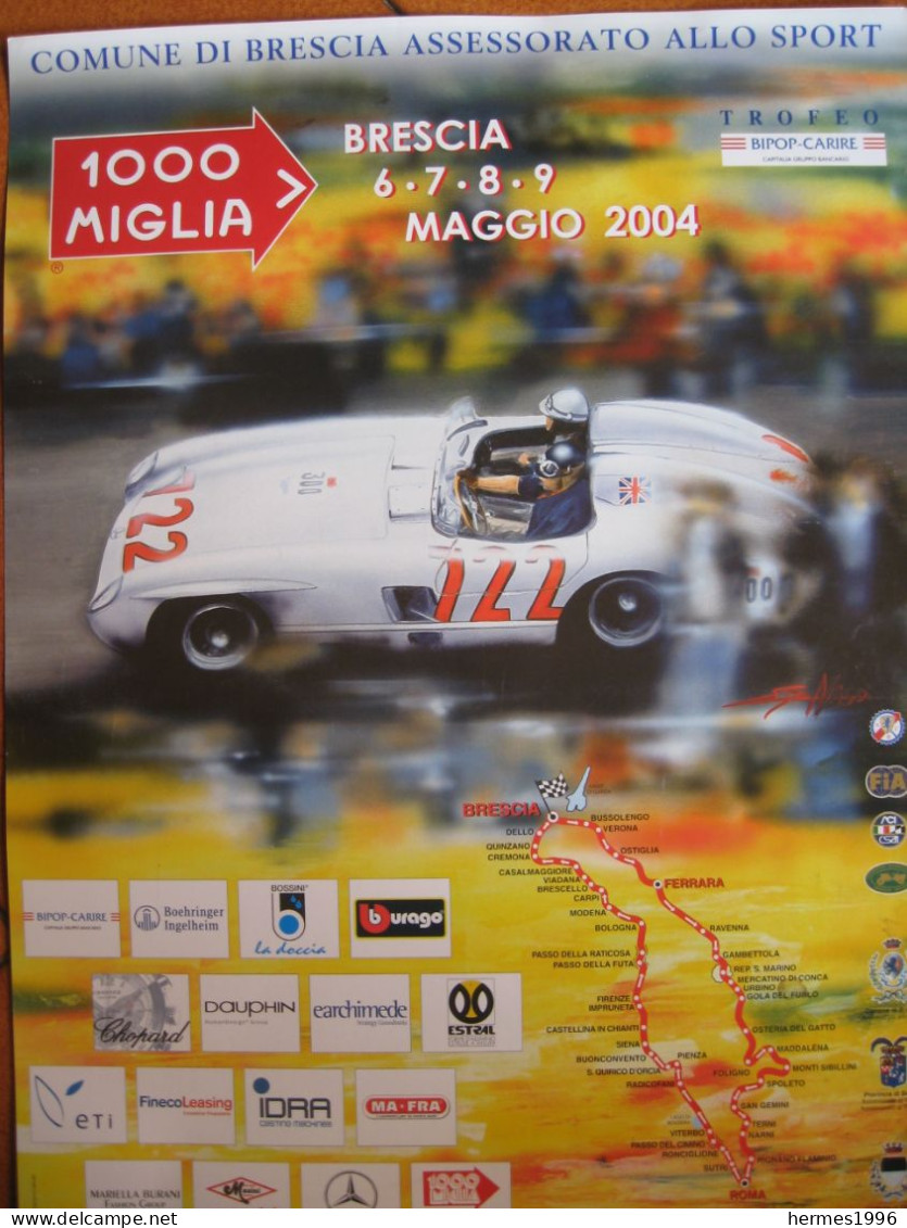 MILLE   MIGLIA    2004    MANIFESTO   ORIGINALE - Autres & Non Classés