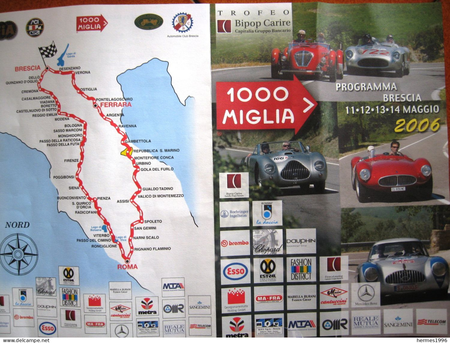 MILLE   MIGLIA    2006    PROGRAMMA   UFFICIALE   GARA - Autres & Non Classés