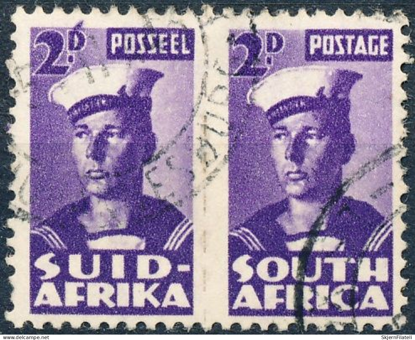 South Africa SG 100c, Var "Apostrophe Flaw" - Used Stamps