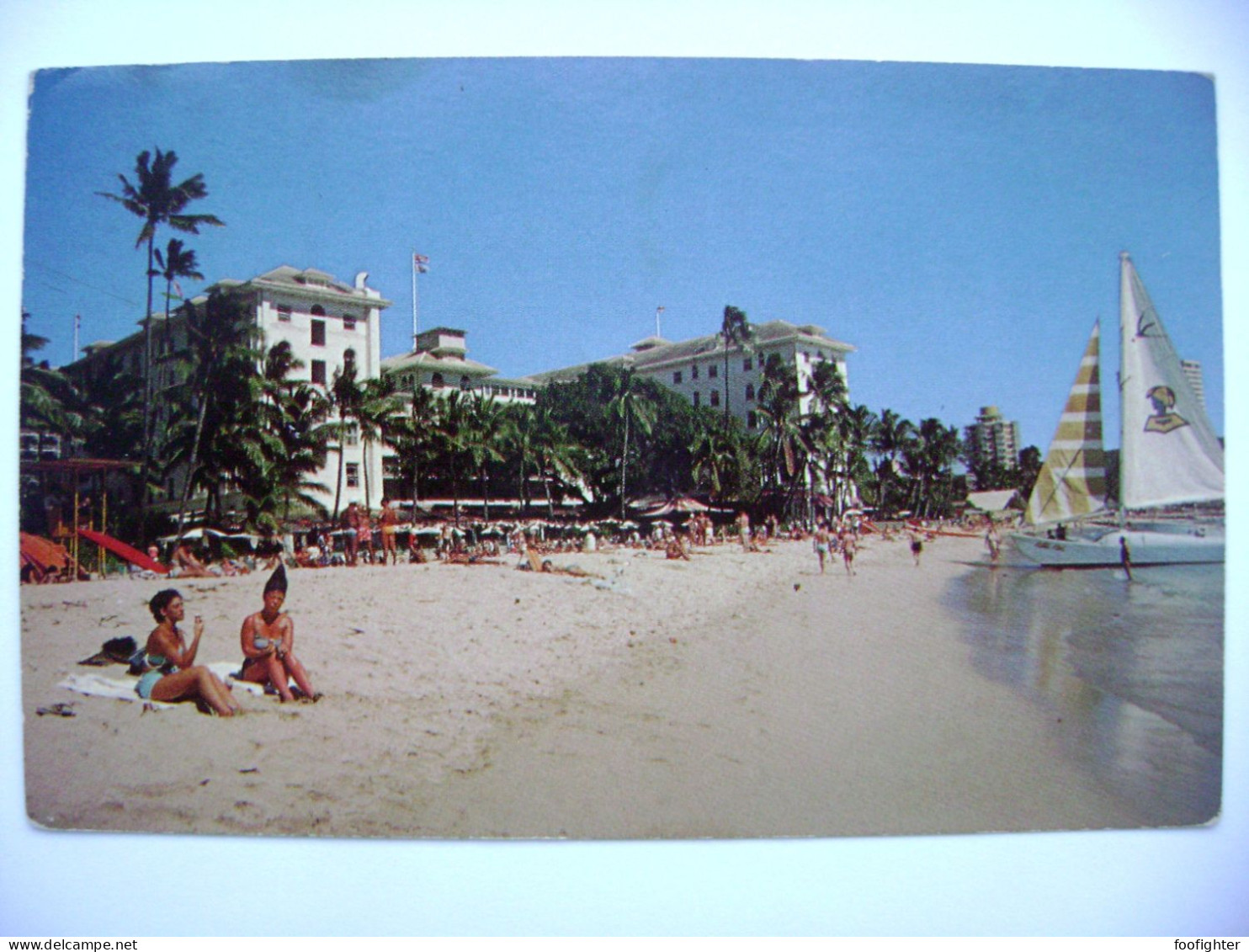 Hawai - Moana Hotel - On The Beach At Waikiki - A Sheraton Hotel - Posted 1968 - Honolulu