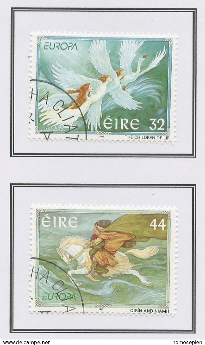 Irlande - Ireland - Irland 1997 Y&T N°1003 à 1004 - Michel N°1000 à 1001 (o) - EUROPA - Gommé - Usati