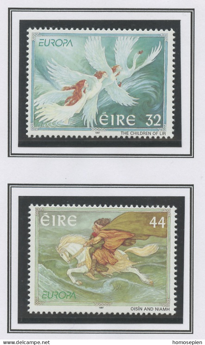 Irlande - Ireland - Irland 1997 Y&T N°1003 à 1004 - Michel N°1000 à 1001 *** - EUROPA - Gommé - Neufs