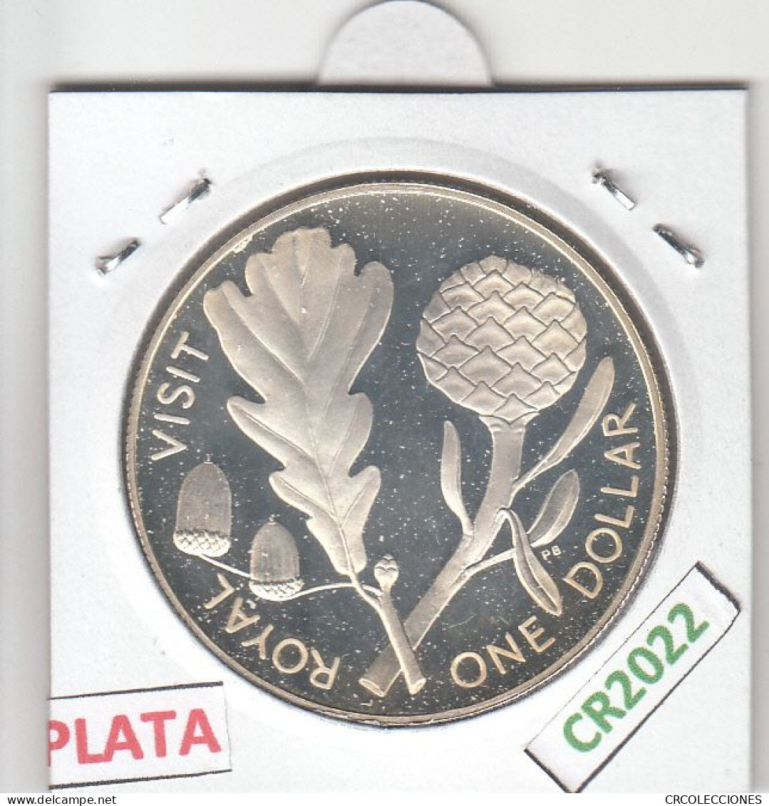 CR2022 MONEDA NUEVA ZELANDA 1 DOLAR 1981 PLATA - Nouvelle-Zélande