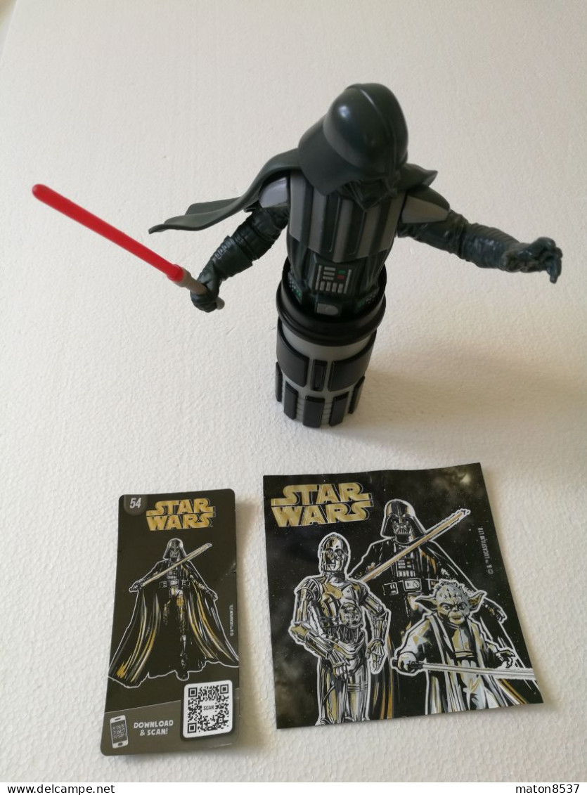 Kinder : MPG VU-E-04  Maxi-Ei -Inhalte 2021-22 - Star Wars - Dark Vador + Card + BPZ - Ü-Ei