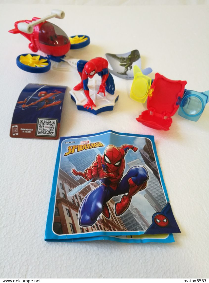 Kinder : MPG VU-E-13-A Maxi-Ei -Inhalte 2021-22 - Spider Mann + BPZ + Card - Ü-Ei