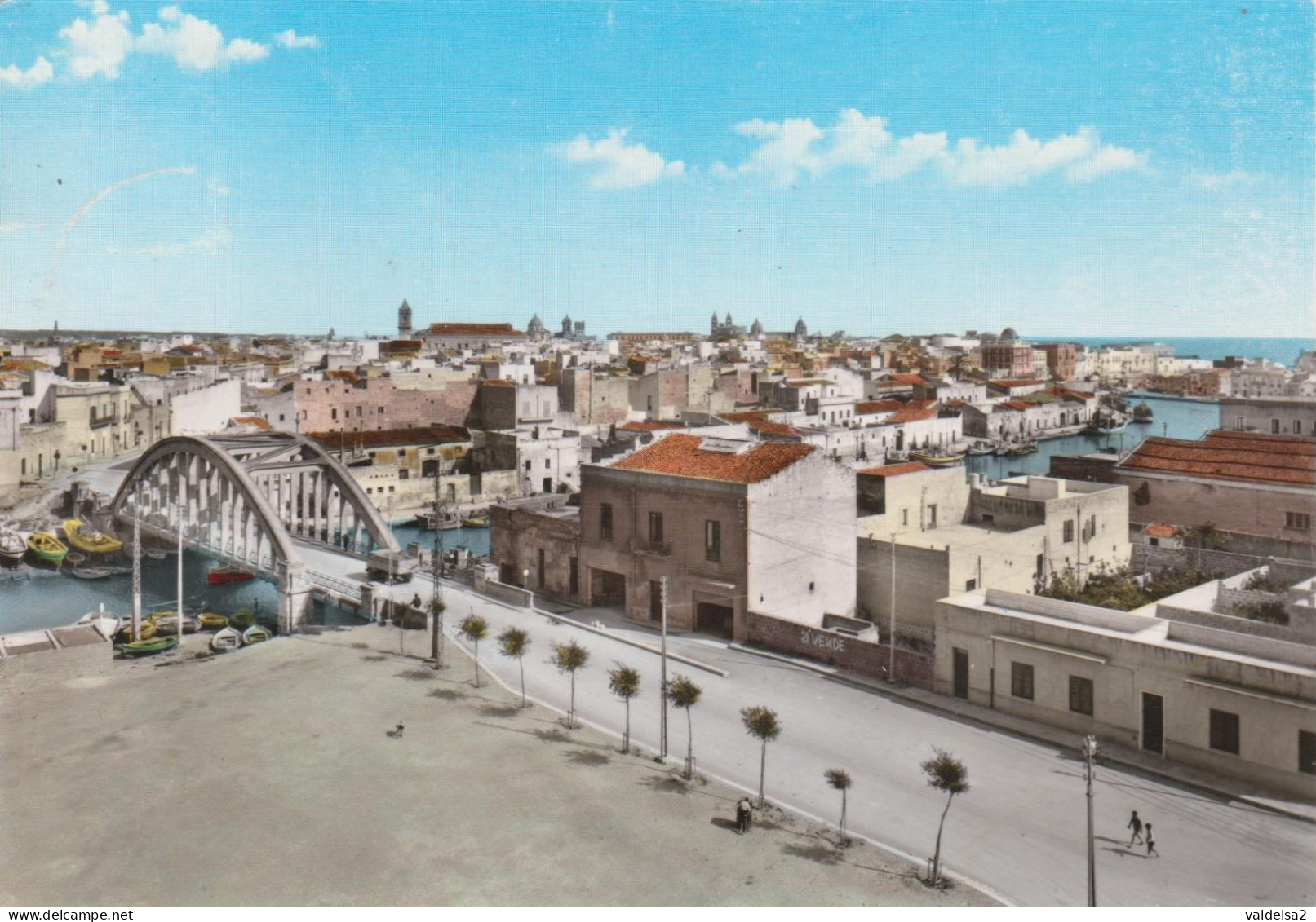 MAZARA DEL VALLO - TRAPANI - PONTE SUL FIUME MAZZARO E PANORAMA PARZIALE - 1964 - Mazara Del Vallo