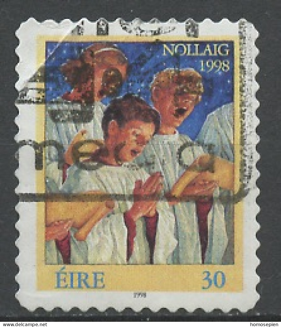 Irlande - Ireland - Irland 1998 Y&T N°1113 - Michel N°1112 (o) - 30p Noël - Autoadhésif - Gebraucht