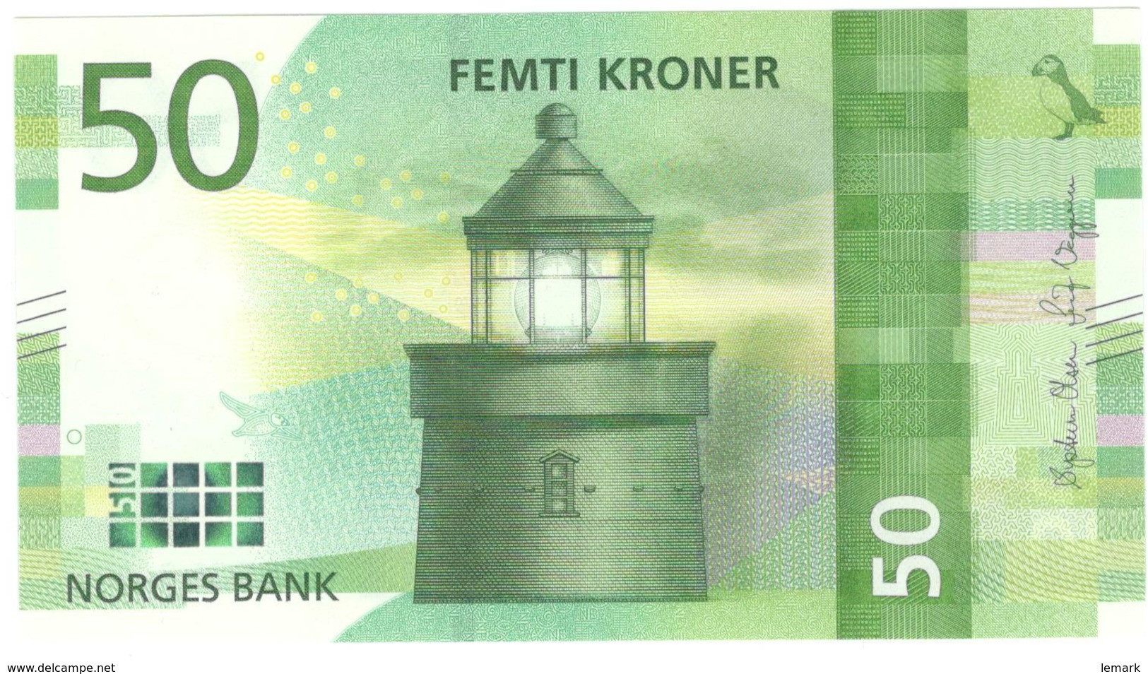 Norway 50 Kronen 2017(2018) P53 UNC - Noorwegen